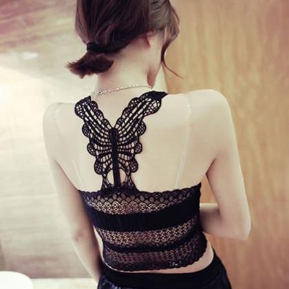 Sexy Off Shoulder Back Bow All Lace..