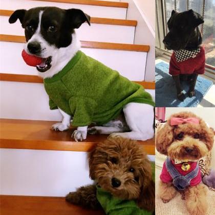 Fashion Cotton Pet Dog Bichon Tactic Vip Sweater