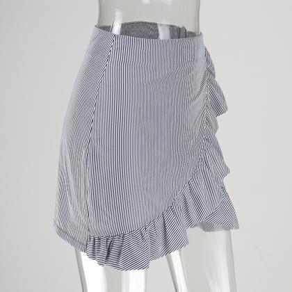 2017 Fashion Summer Stripe Bodycon Skirts