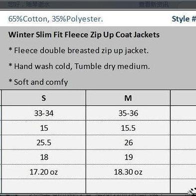 Lapel High Neck Zipper Pure Color Slim Short Coat
