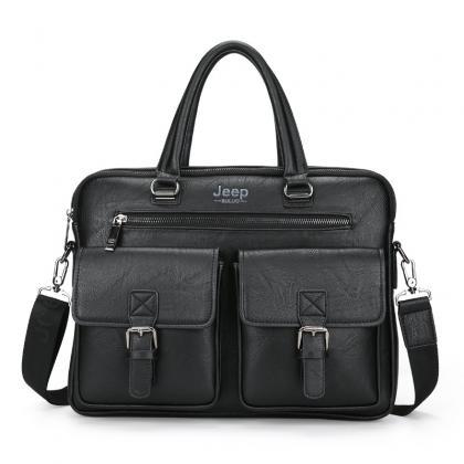 Fashion Multi Pocket Briefcase Men’s Handbag