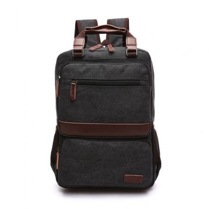 Canvas Soft Durable Men Backpack Bag