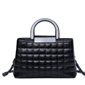 Ladylike Quilted Lining Women Tote Bag