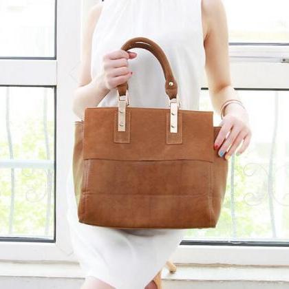 Modern Rectangular Tote Bag, Handbag