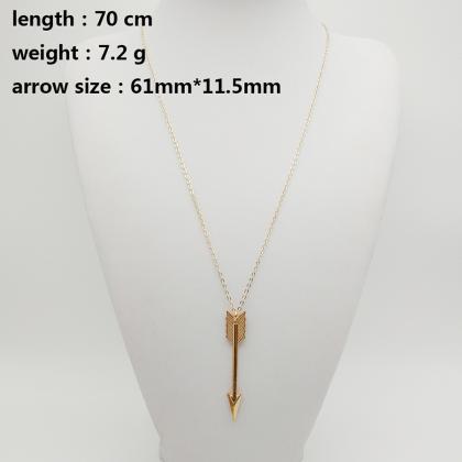 Fashion Restoring Ancient Ways Big Arrow Necklace