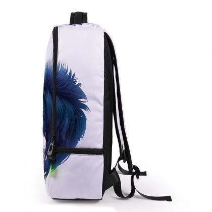 Unusual Style Personality Printing Backpack