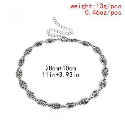 Personality Multilayer Alloy Pendant Necklace
