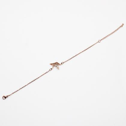 Stainless Steel Crane Bracelet