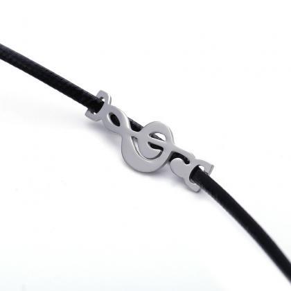 Choker Neck With Electroplated Stainless Steel..