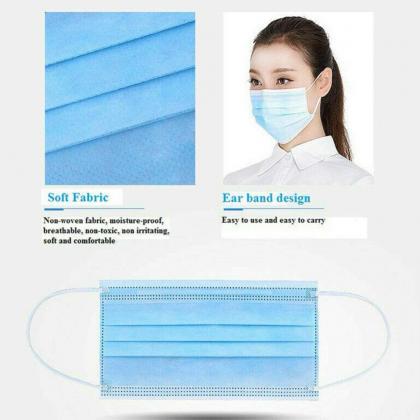 In Stock Disposable Mask Flu 50pcs Masks For Germ..