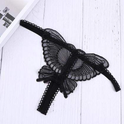 Hollow Out Butterfly Embroidery G-strings Sexy..