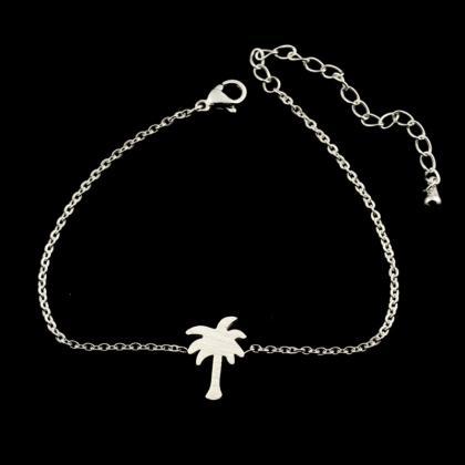 Palm Tree Anklets For Women Foot Jewelry Summer..