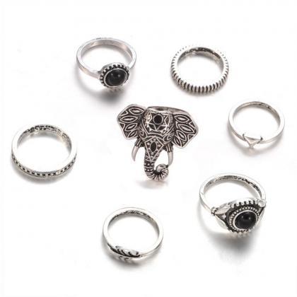 7 Pieces Women's Fashion Rings..