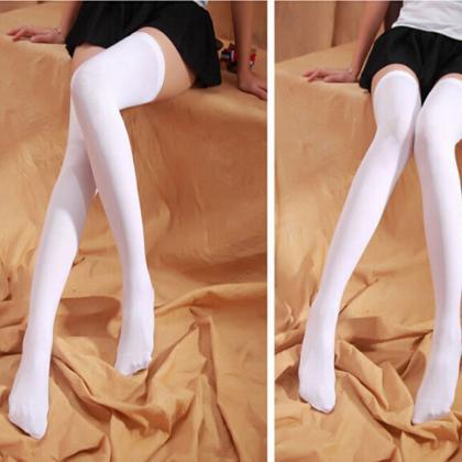 Women Socks Fashion Stockings Casual Cotton Thigh..