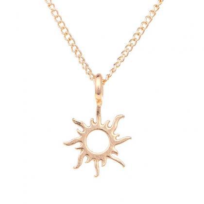 Wholesale Fashion Gold-color Good Vibes Only Sun..