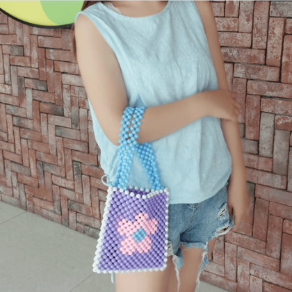 Cute Hadmade Customize Flower Satchel Bags