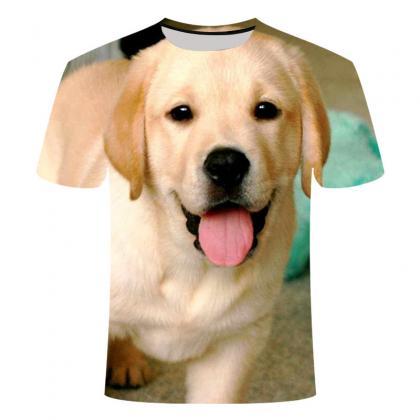 3d Animal Print T-shirt-1