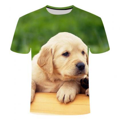 3d Animal Print T-shirt-5