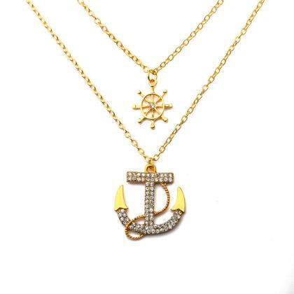 Double Deck Anchor, Water Drill Necklace,..