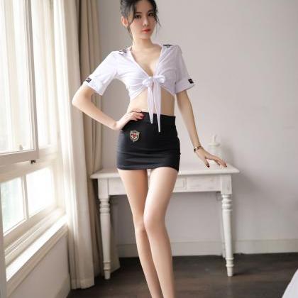 Stewardess Uniform Sexy Underwear-5