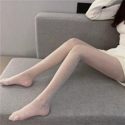 White Love Stockings