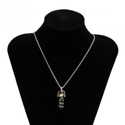 Hip Hop Metal Chain Single Layer Necklace Ins..