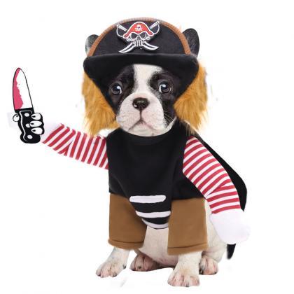 Pirate Halloween knife deadly doll ..