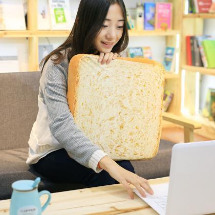Simulation Bread Cushion Toast Slic..