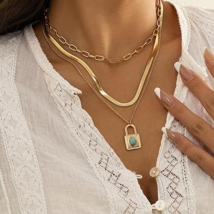 Original Cool Chains Multi-layers Necklace