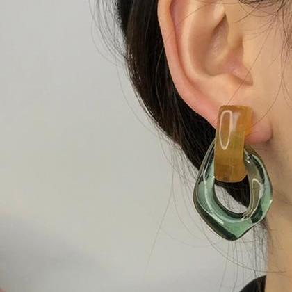 Original Chic Resin Geometry Earrings