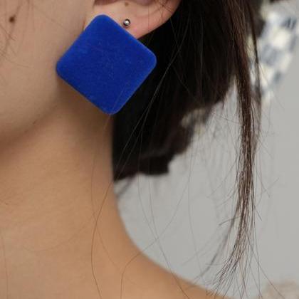 Urban Blue Geometric Earrings Acces..
