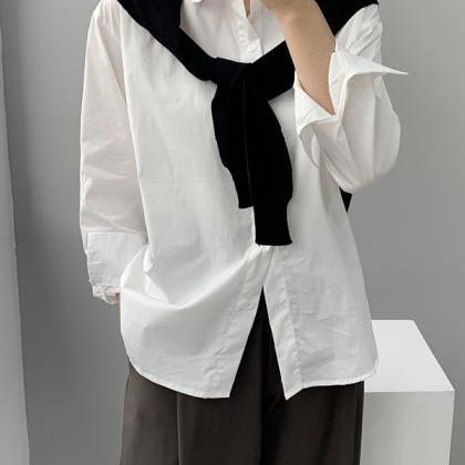 Black Simple Casual Shawl&scarf