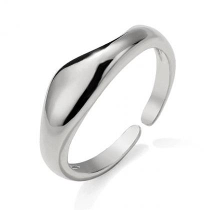 Silver Original Chic Geometric Irregular Rings