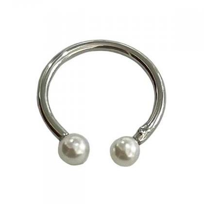 Simple Casual Chic Normcore Beads Ring