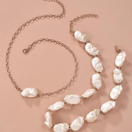 Original Chic Irregular Pearl Necklace