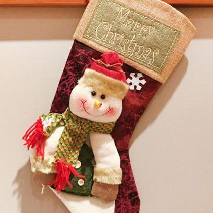 Snowman Santa Claus Snowman Socks Christmas Gifts..