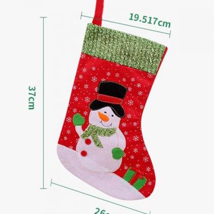 1# Xmas Gift Socks Candy Bag Year Christmas Tree..