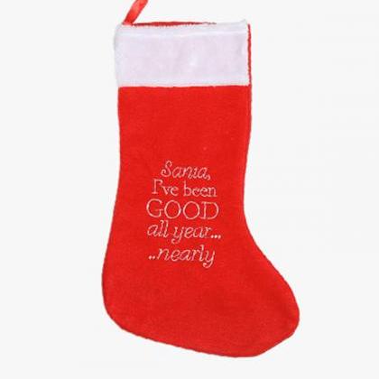 5# Xmas Gift Socks Candy Bag Year Christmas Tree..