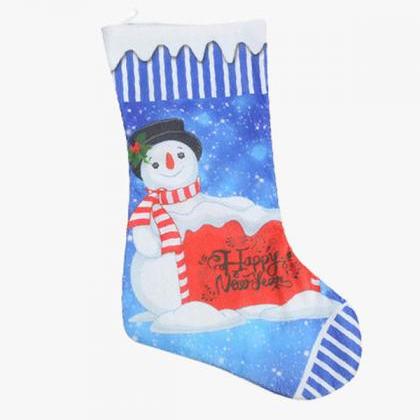 7# Xmas Gift Socks Candy Bag Year Christmas Tree..