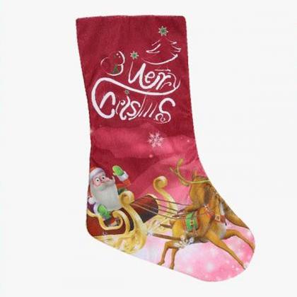 8# Xmas Gift Socks Candy Bag Year Christmas Tree..
