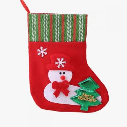 2# Xmas Gift Socks Year Candy Bag Christmas Decor..