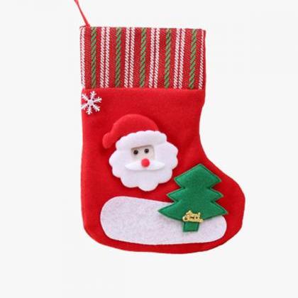 3# Xmas Gift Socks Year Candy Bag Christmas Decor..