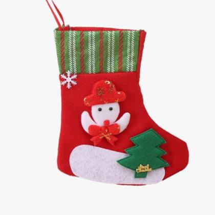 5# Xmas Gift Socks Year Candy Bag Christmas Decor..