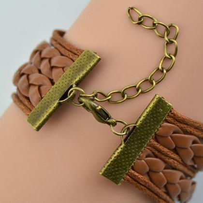 Synthetic Leather Bracelet Snitch A..