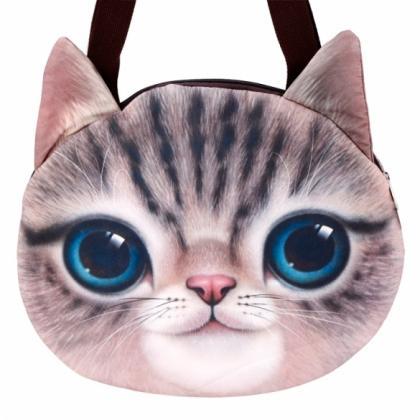 Cat Faced Shoulder Bag