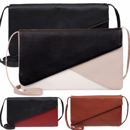 Women Vintage Style Envelope Synthetic Leather..