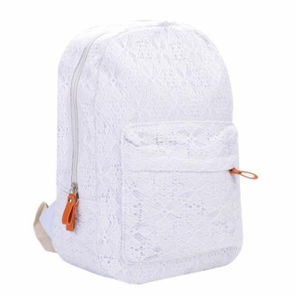Women Lace Cute Backpack Bag Schoolbag Tote..
