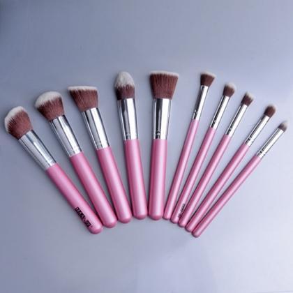 Hotsale Pink Makeup 10pcs Brushe Set Powder..