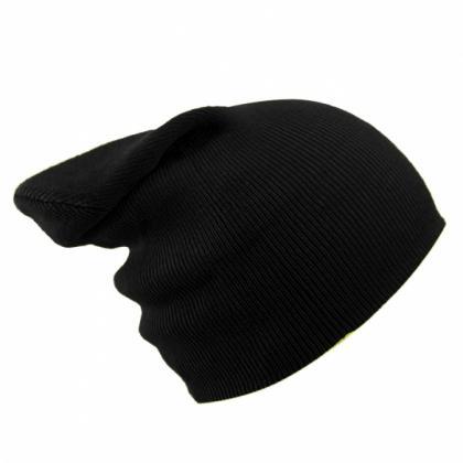 Unisex Men Women Casual Solid Stretchy Knitted..