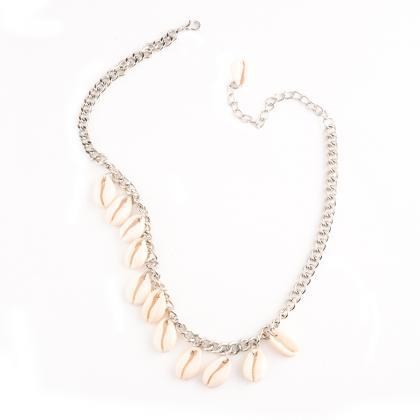 Light Luxury All-match Natural Shell Necklace..